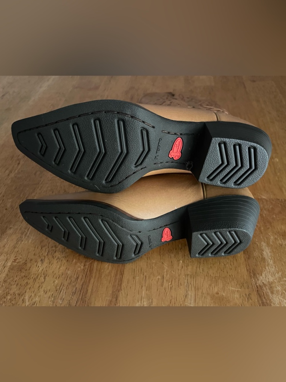 Justin Stampede Boots Brown Leather Western Boot - Picture 5 of 12